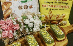 BÁNH CAKE TRÀ XANH XOÀI